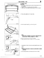 Предварительный просмотр 572 страницы Mazda 1990 MX-5 Workshop Manual