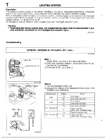 Предварительный просмотр 628 страницы Mazda 1990 MX-5 Workshop Manual