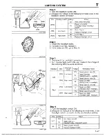 Предварительный просмотр 629 страницы Mazda 1990 MX-5 Workshop Manual