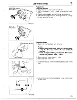 Предварительный просмотр 637 страницы Mazda 1990 MX-5 Workshop Manual