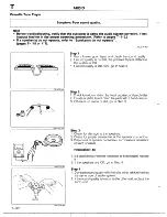 Предварительный просмотр 704 страницы Mazda 1990 MX-5 Workshop Manual