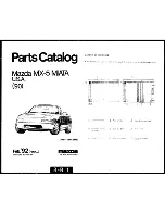 Предварительный просмотр 1239 страницы Mazda 1990 MX-5 Workshop Manual