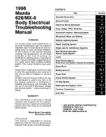 Preview for 4 page of Mazda 1996 626 Service Manual