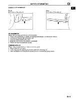 Предварительный просмотр 7 страницы Mazda 1996 Protege Workshop Manual