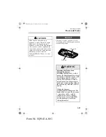 Предварительный просмотр 59 страницы Mazda 2002 626 Owner'S Manual