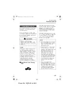 Предварительный просмотр 61 страницы Mazda 2002 626 Owner'S Manual