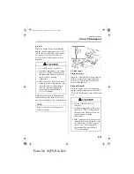 Предварительный просмотр 195 страницы Mazda 2002 626 Owner'S Manual