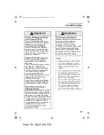 Предварительный просмотр 17 страницы Mazda 2002 Mazda MX-5 Owner'S Manual