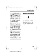 Предварительный просмотр 19 страницы Mazda 2002 Mazda MX-5 Owner'S Manual