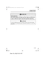 Предварительный просмотр 23 страницы Mazda 2002 Mazda MX-5 Owner'S Manual