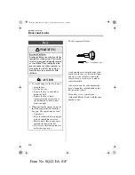 Предварительный просмотр 38 страницы Mazda 2002 Mazda MX-5 Owner'S Manual