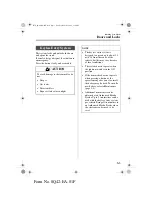 Предварительный просмотр 39 страницы Mazda 2002 Mazda MX-5 Owner'S Manual