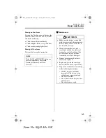 Предварительный просмотр 41 страницы Mazda 2002 Mazda MX-5 Owner'S Manual