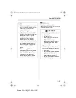 Предварительный просмотр 65 страницы Mazda 2002 Mazda MX-5 Owner'S Manual