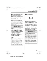 Предварительный просмотр 85 страницы Mazda 2002 Mazda MX-5 Owner'S Manual