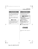 Предварительный просмотр 91 страницы Mazda 2002 Mazda MX-5 Owner'S Manual