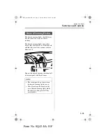 Предварительный просмотр 113 страницы Mazda 2002 Mazda MX-5 Owner'S Manual