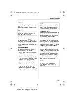 Предварительный просмотр 139 страницы Mazda 2002 Mazda MX-5 Owner'S Manual