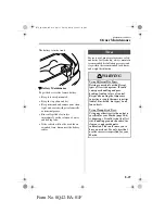 Предварительный просмотр 201 страницы Mazda 2002 Mazda MX-5 Owner'S Manual