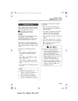 Предварительный просмотр 217 страницы Mazda 2002 Mazda MX-5 Owner'S Manual