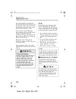 Предварительный просмотр 218 страницы Mazda 2002 Mazda MX-5 Owner'S Manual