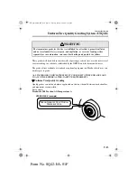 Предварительный просмотр 237 страницы Mazda 2002 Mazda MX-5 Owner'S Manual