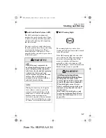 Предварительный просмотр 90 страницы Mazda 2003 Miata MX-5 Owner'S Manual