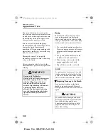 Предварительный просмотр 223 страницы Mazda 2003 Miata MX-5 Owner'S Manual