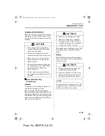 Предварительный просмотр 226 страницы Mazda 2003 Miata MX-5 Owner'S Manual