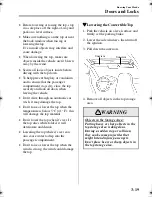 Предварительный просмотр 58 страницы Mazda 2004 Miata MX-5 Owner'S Manual