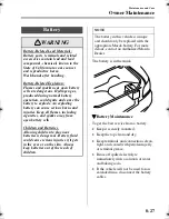 Предварительный просмотр 230 страницы Mazda 2004 Miata MX-5 Owner'S Manual