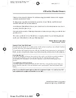 Предварительный просмотр 3 страницы Mazda 2005 323 Owner'S Manual