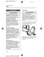 Предварительный просмотр 16 страницы Mazda 2005 323 Owner'S Manual