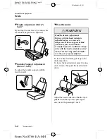 Предварительный просмотр 18 страницы Mazda 2005 323 Owner'S Manual