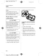 Предварительный просмотр 20 страницы Mazda 2005 323 Owner'S Manual