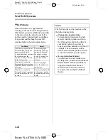 Предварительный просмотр 34 страницы Mazda 2005 323 Owner'S Manual