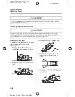 Предварительный просмотр 62 страницы Mazda 2005 323 Owner'S Manual