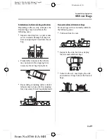 Предварительный просмотр 63 страницы Mazda 2005 323 Owner'S Manual