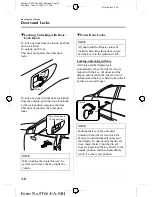 Предварительный просмотр 76 страницы Mazda 2005 323 Owner'S Manual