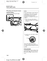 Предварительный просмотр 78 страницы Mazda 2005 323 Owner'S Manual