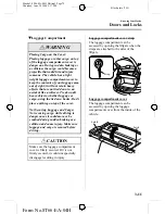 Предварительный просмотр 79 страницы Mazda 2005 323 Owner'S Manual