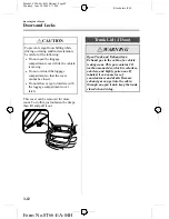 Предварительный просмотр 80 страницы Mazda 2005 323 Owner'S Manual