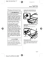 Предварительный просмотр 81 страницы Mazda 2005 323 Owner'S Manual