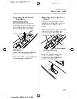 Предварительный просмотр 85 страницы Mazda 2005 323 Owner'S Manual