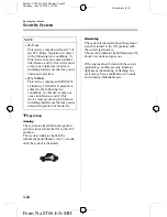 Предварительный просмотр 92 страницы Mazda 2005 323 Owner'S Manual