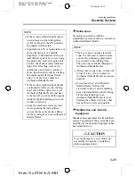 Предварительный просмотр 93 страницы Mazda 2005 323 Owner'S Manual