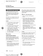 Предварительный просмотр 94 страницы Mazda 2005 323 Owner'S Manual