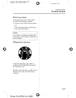 Предварительный просмотр 95 страницы Mazda 2005 323 Owner'S Manual