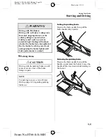 Предварительный просмотр 115 страницы Mazda 2005 323 Owner'S Manual