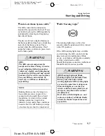 Предварительный просмотр 117 страницы Mazda 2005 323 Owner'S Manual